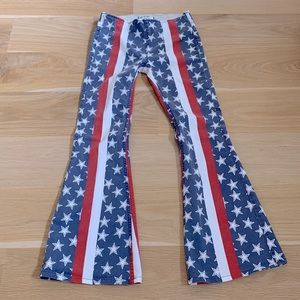 Free People Stars and Stripes Penny Pull On Jeans